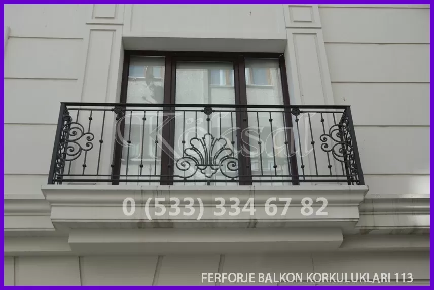 Ferforje Balkon Korkulukları 113