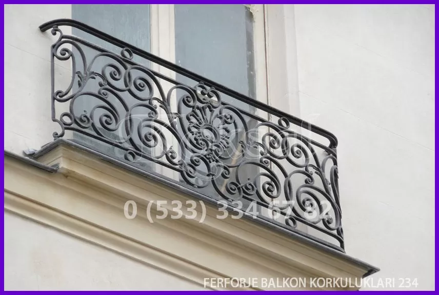 Ferforje Balkon Korkulukları 234