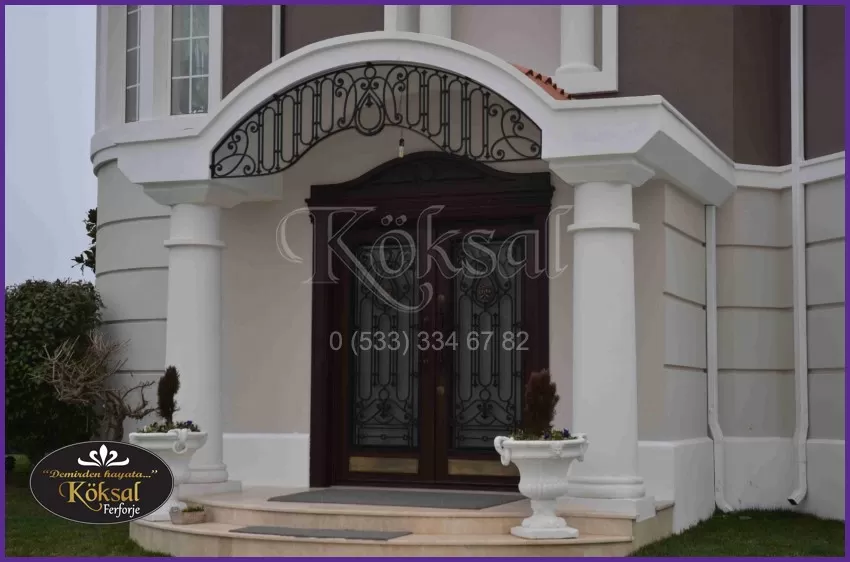 Ahşap Cam Villa Kapısı - Villa Kapısı - Villa Kapıları