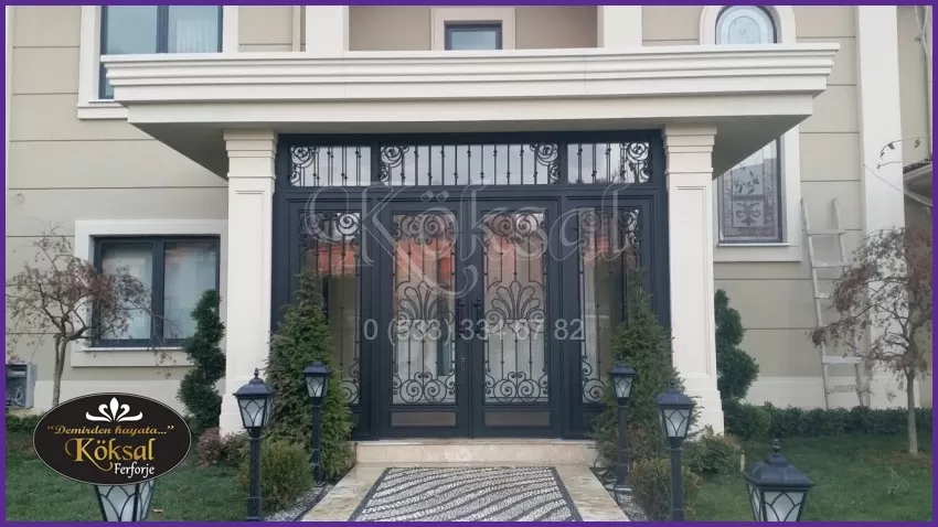 Camlı Villa Kapısı – Villa Giriş Kapıları