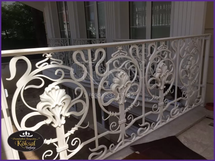Demir Paslanmaz Balkon Korkuluk - Modern Balkon Korkuluk