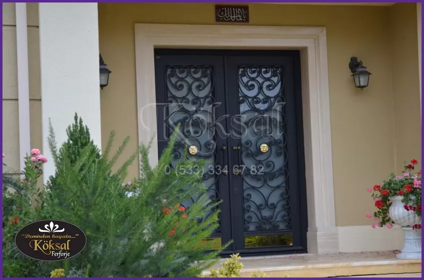 Demir Villa Kapı Modelleri - Modern Villa Kapısı