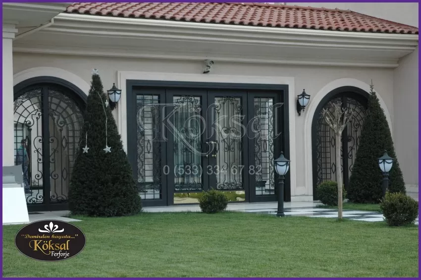 Demir Villa Kapısı Modelleri - Villa Kapı Örnekleri