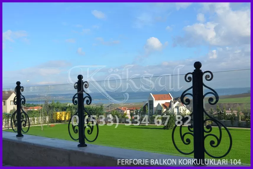 Ferforje Balkon Korkulukları 104