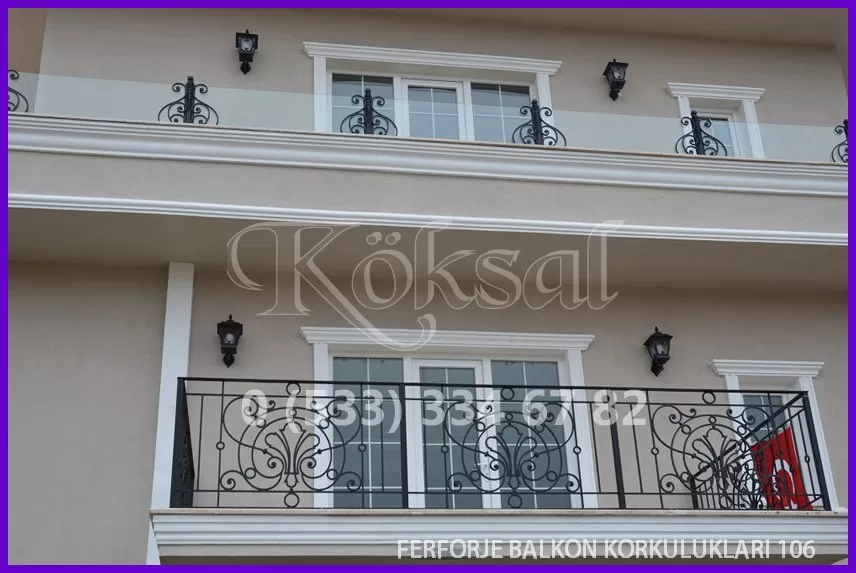 Ferforje Balkon Korkulukları 106