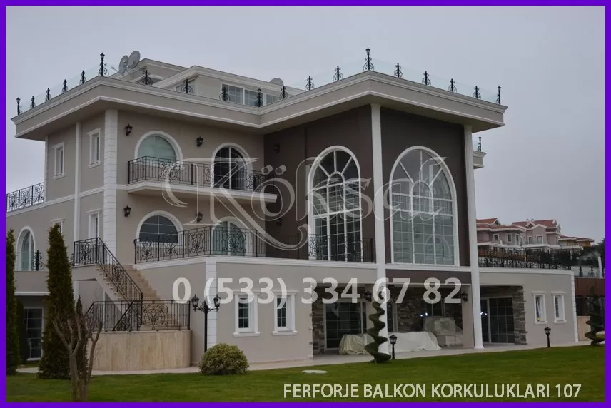 Ferforje Balkon Korkulukları 107