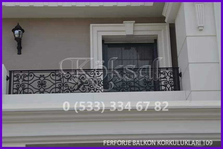 Ferforje Balkon Korkulukları 109