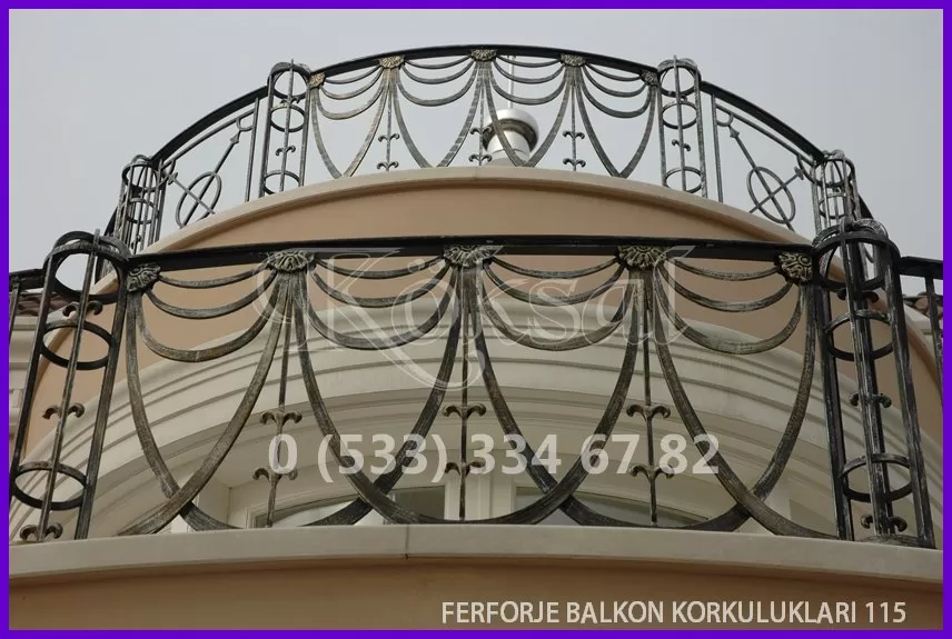 Ferforje Balkon Korkulukları 115