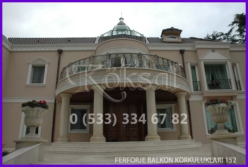Ferforje Balkon Korkulukları 152