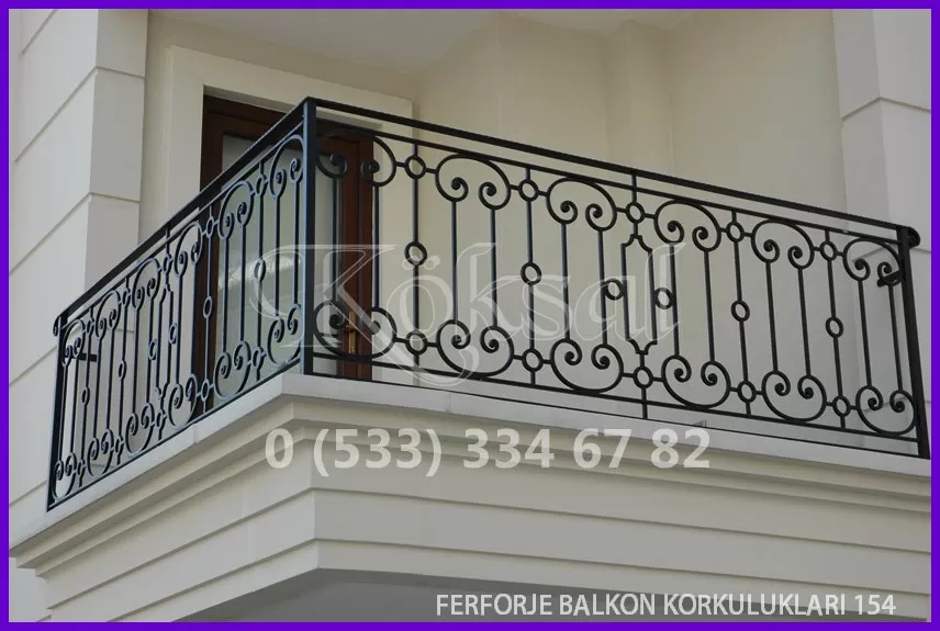 Ferforje Balkon Korkulukları 154