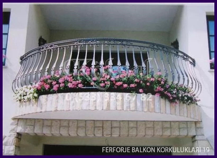 Ferforje Balkon Korkulukları 19