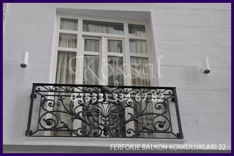 Ferforje Balkon Korkulukları 22