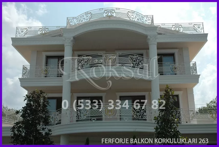 Ferforje Balkon Korkulukları 263