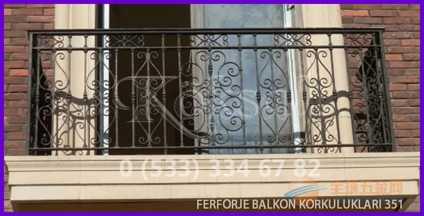 Ferforje Balkon Korkulukları 351