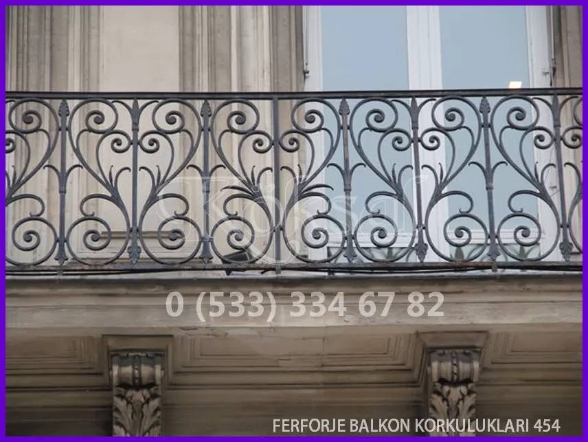 Ferforje Balkon Korkulukları 454