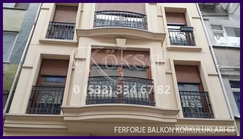 Ferforje Balkon Korkulukları 63