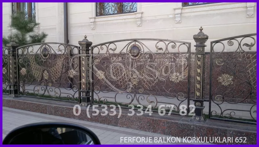 Ferforje Balkon Korkulukları 652