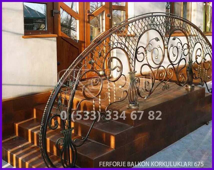 Ferforje Balkon Korkulukları 675