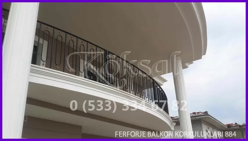 Ferforje Balkon Korkulukları 884