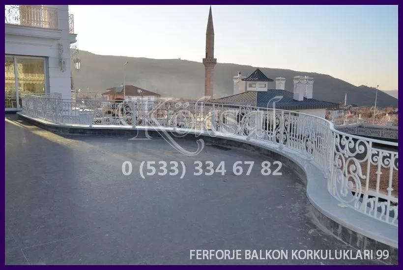Ferforje Balkon Korkulukları 99