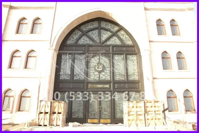 Ferforje Cami Kapıları 11