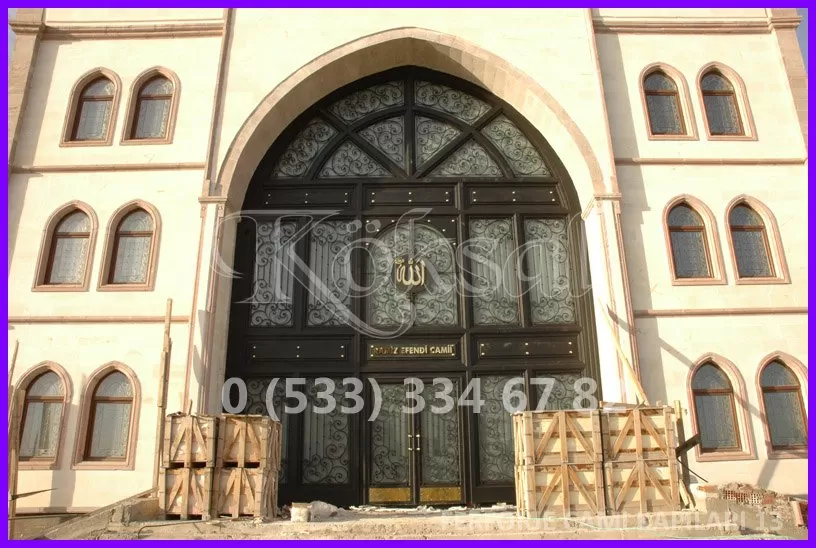 Ferforje Cami Kapıları 13