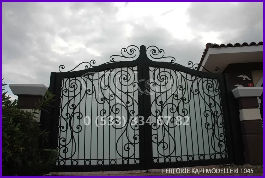 Ferforje Kapı Modelleri 1045 Ferforje Kapı Modelleri 1045