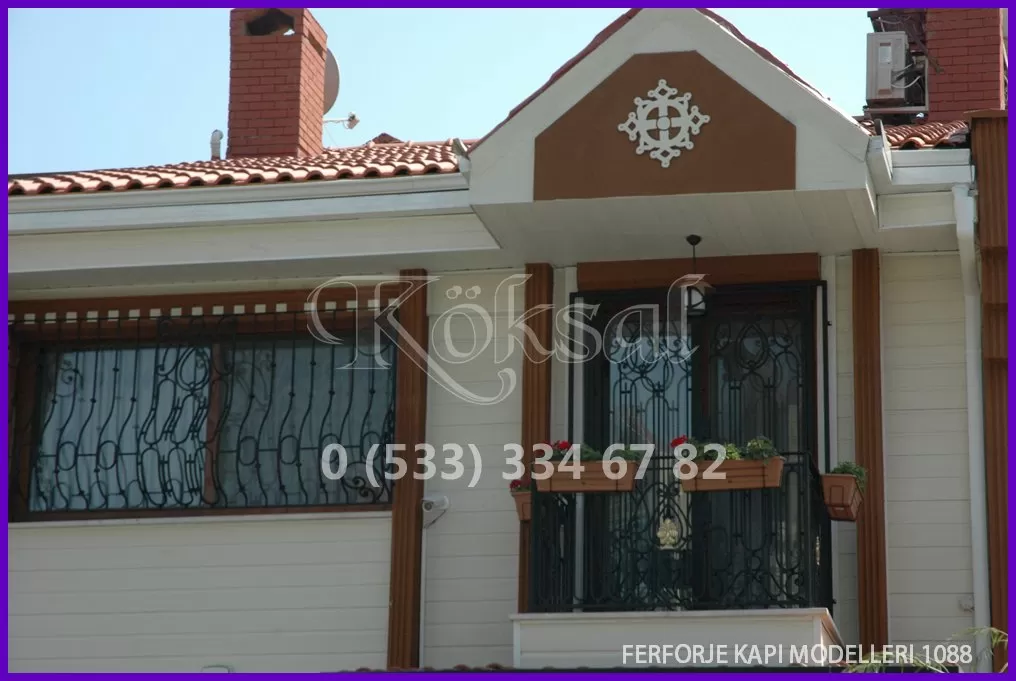 Ferforje Kapı Modelleri 1088 Ferforje Kapı Modelleri 1088
