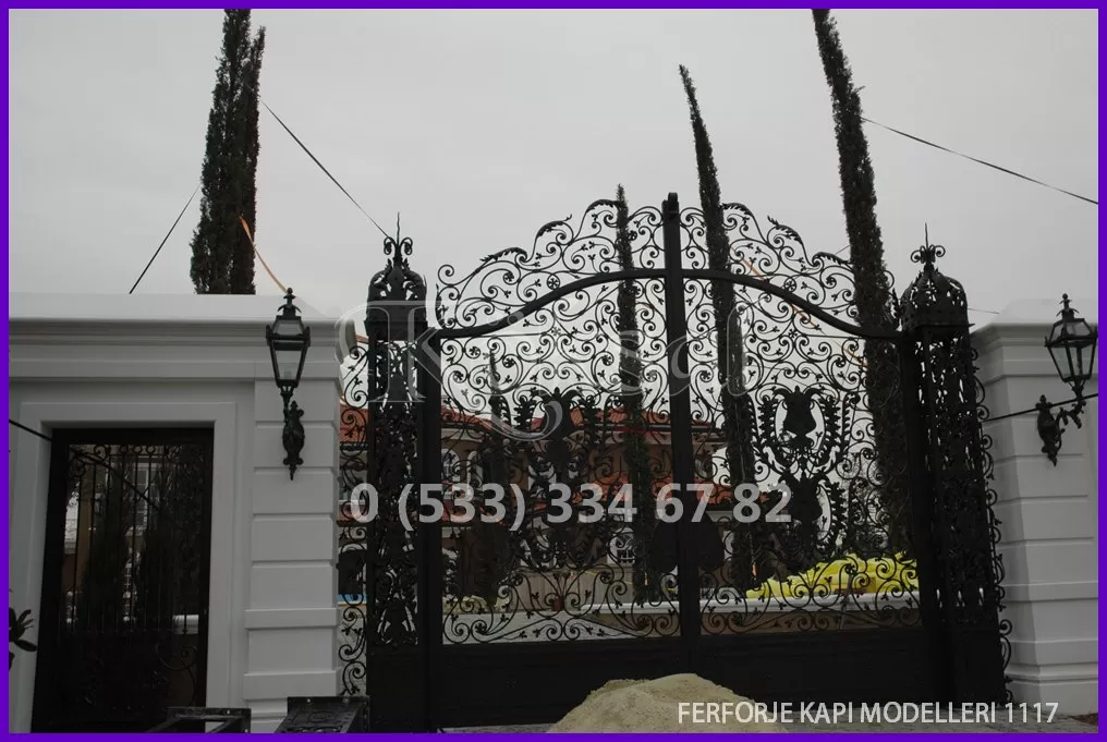 Ferforje Kapı Modelleri 1117 Ferforje Kapı Modelleri 1117