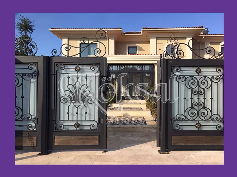 Ferforje Kapı Modelleri 1372 Ferforje Kapı Modelleri 1372