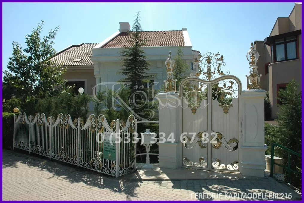 Ferforje Kapı Modelleri 216 Ferforje Kapı Modelleri 216