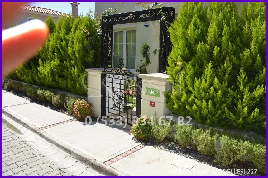 Ferforje Kapı Modelleri 227 Ferforje Kapı Modelleri 227