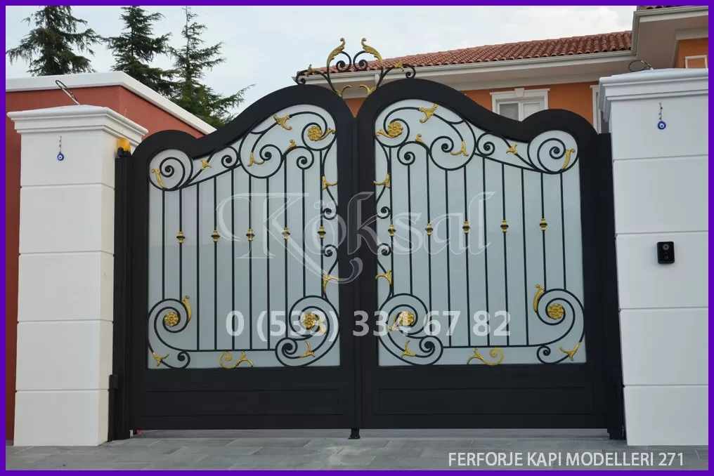 Ferforje Kapı Modelleri 271 Ferforje Kapı Modelleri 271