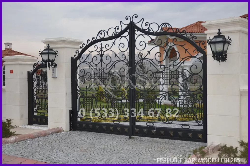 Ferforje Kapı Modelleri 285 Ferforje Kapı Modelleri 285