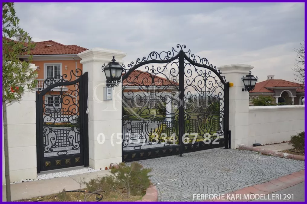 Ferforje Kapı Modelleri 291 Ferforje Kapı Modelleri 291