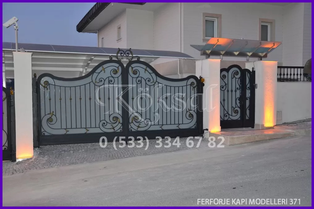 Ferforje Kapı Modelleri 371 Ferforje Kapı Modelleri 371