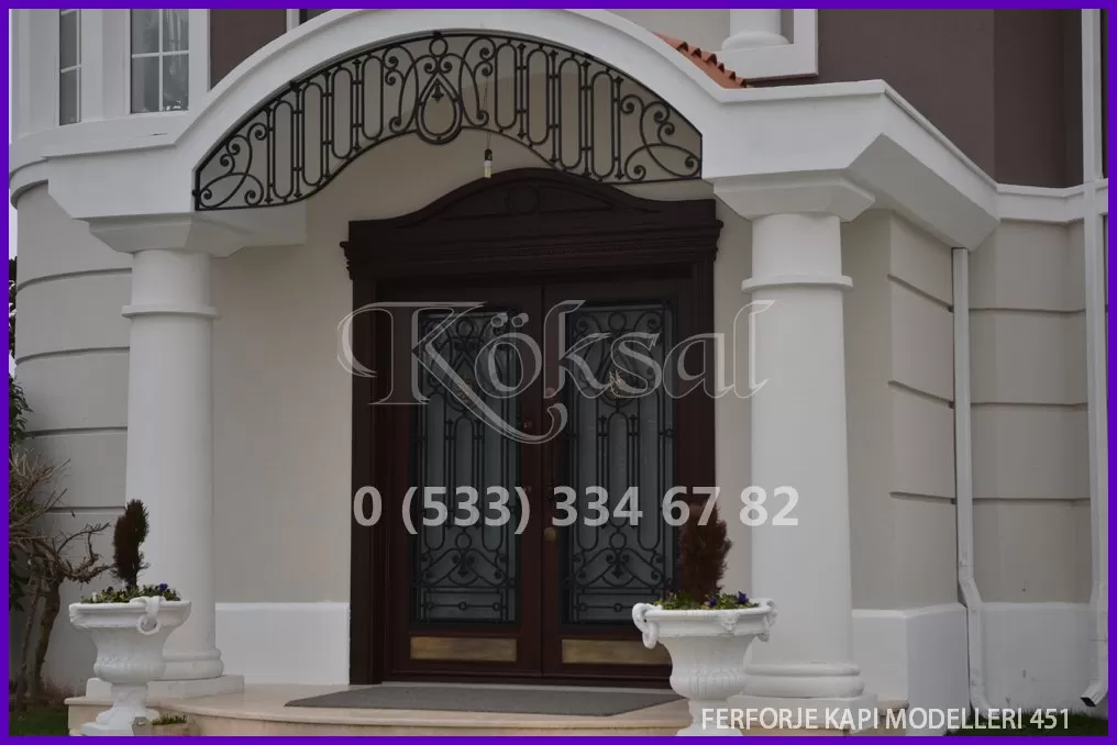 Ferforje Kapı Modelleri 451 Ferforje Kapı Modelleri 451