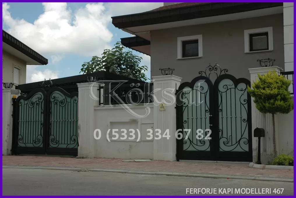 Ferforje Kapı Modelleri 467 Ferforje Kapı Modelleri 467