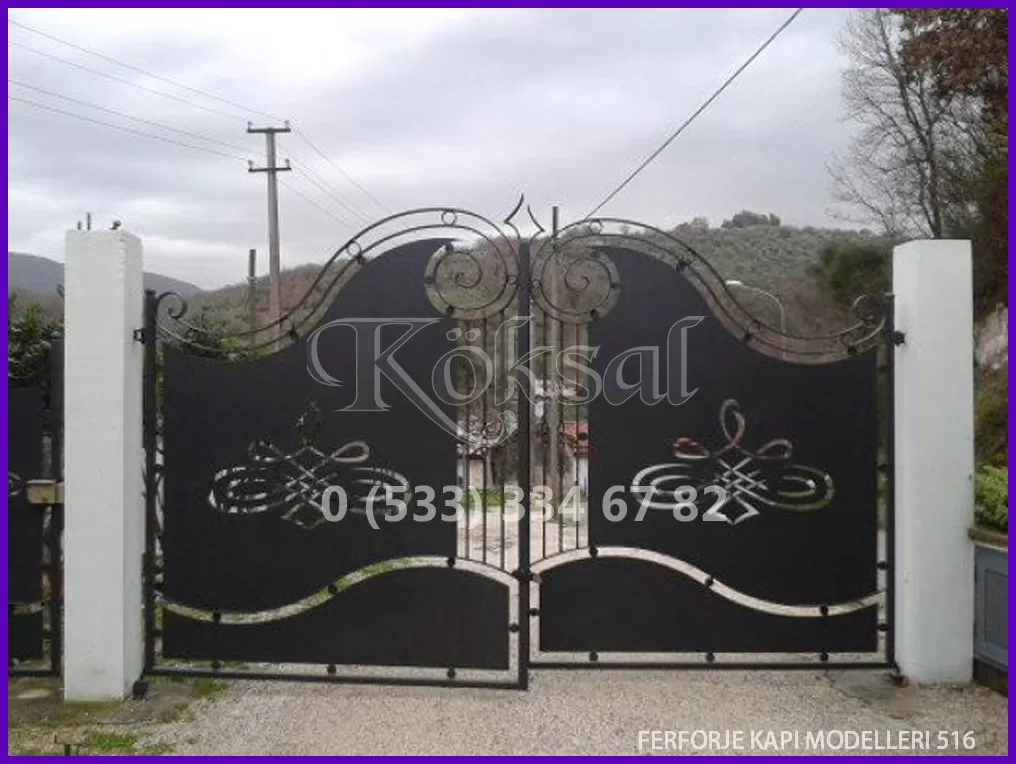 Ferforje Kapı Modelleri 516 Ferforje Kapı Modelleri 516