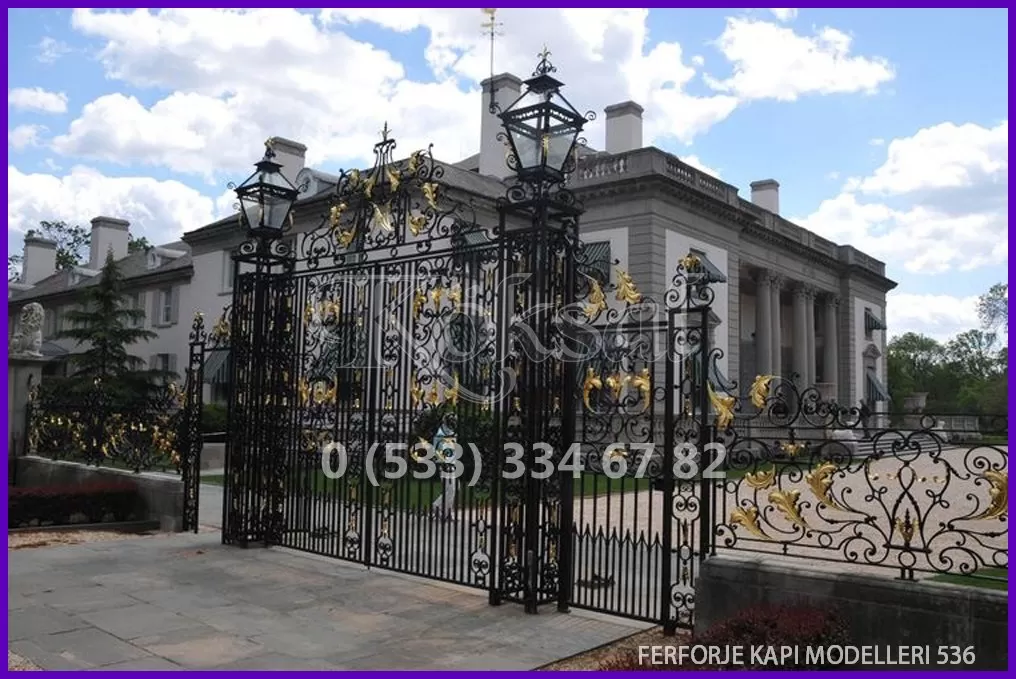 Ferforje Kapı Modelleri 536 Ferforje Kapı Modelleri 536