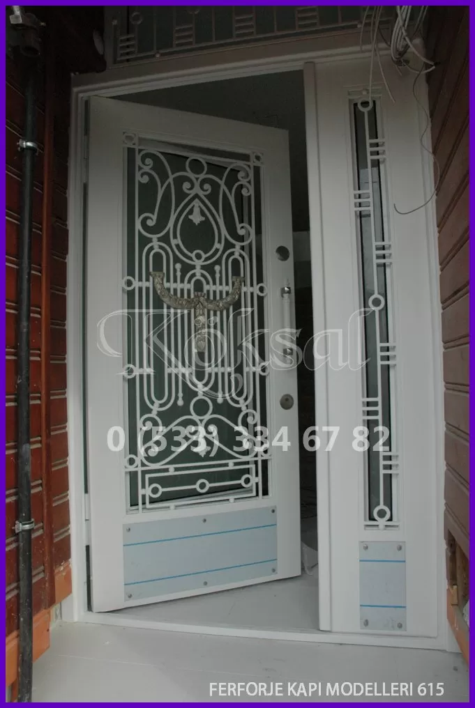 Ferforje Kapı Modelleri 615 Ferforje Kapı Modelleri 615