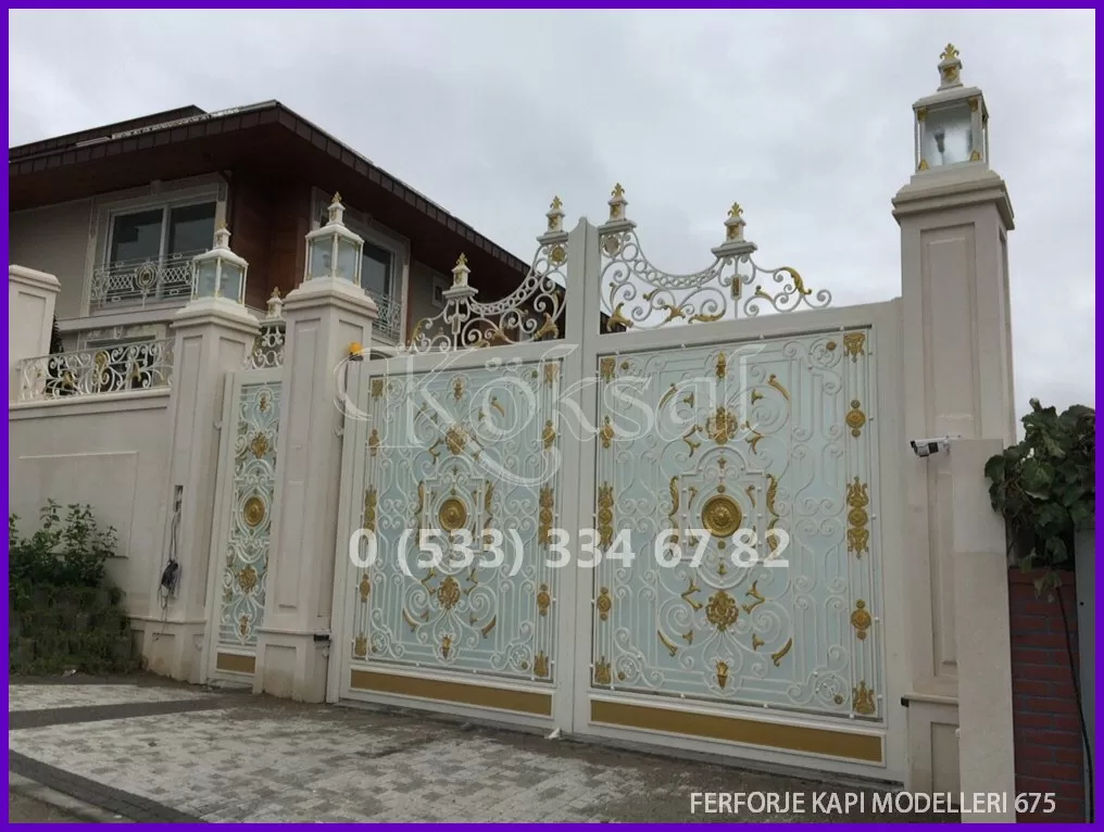 Ferforje Kapı Modelleri 675 Ferforje Kapı Modelleri 675