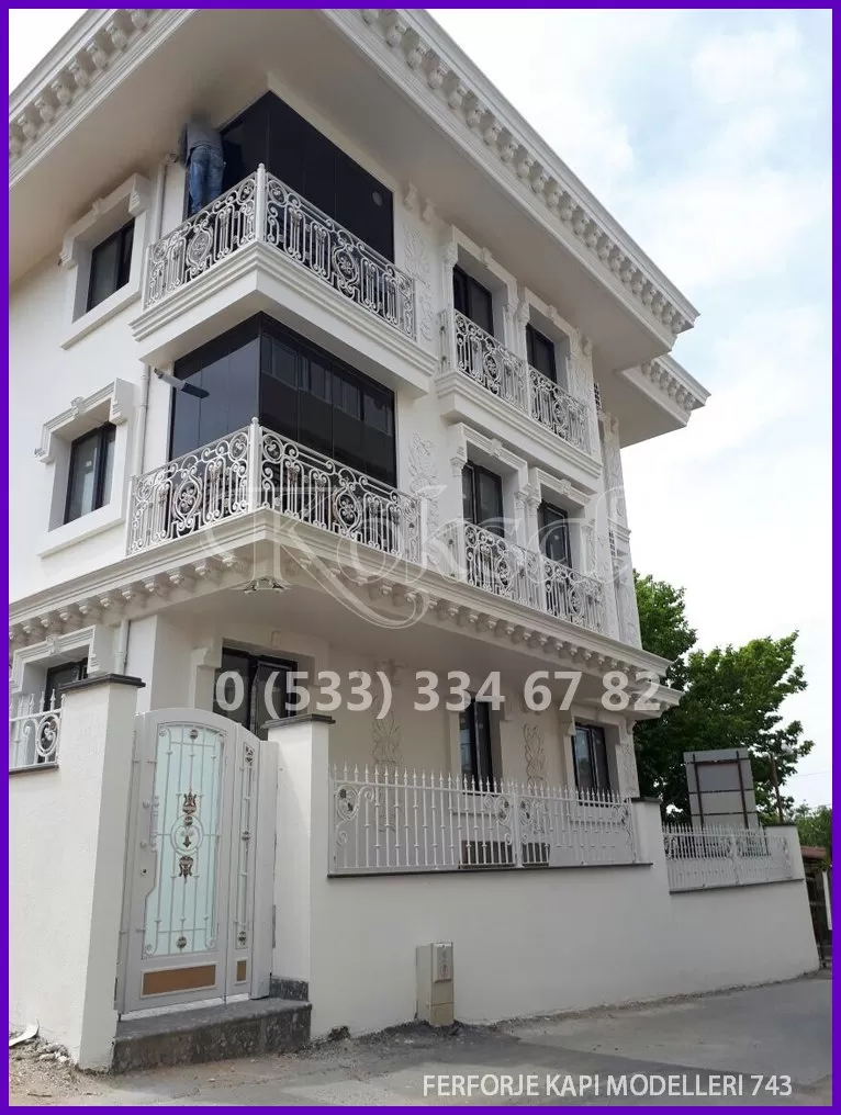Ferforje Kapı Modelleri 743 Ferforje Kapı Modelleri 743