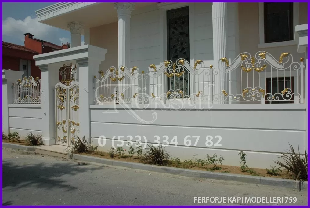 Ferforje Kapı Modelleri 759 Ferforje Kapı Modelleri 759