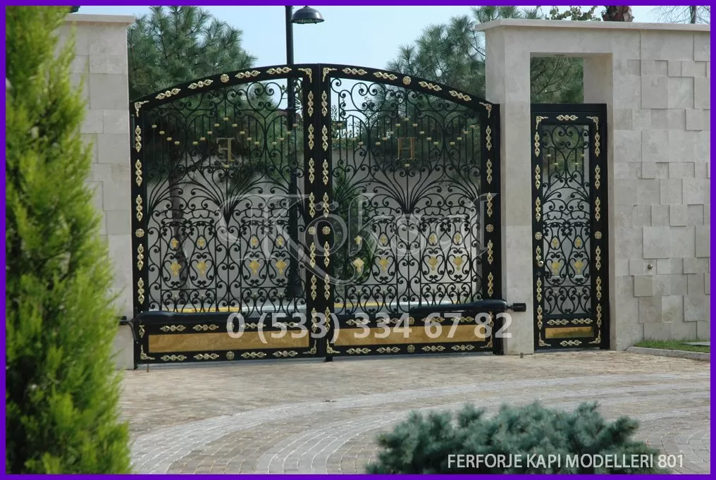Ferforje Kapı Modelleri 801 Ferforje Kapı Modelleri 801