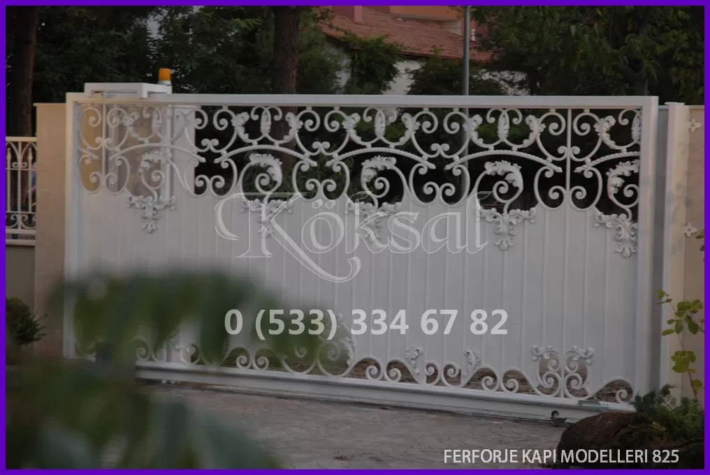 Ferforje Kapı Modelleri 825 Ferforje Kapı Modelleri 825