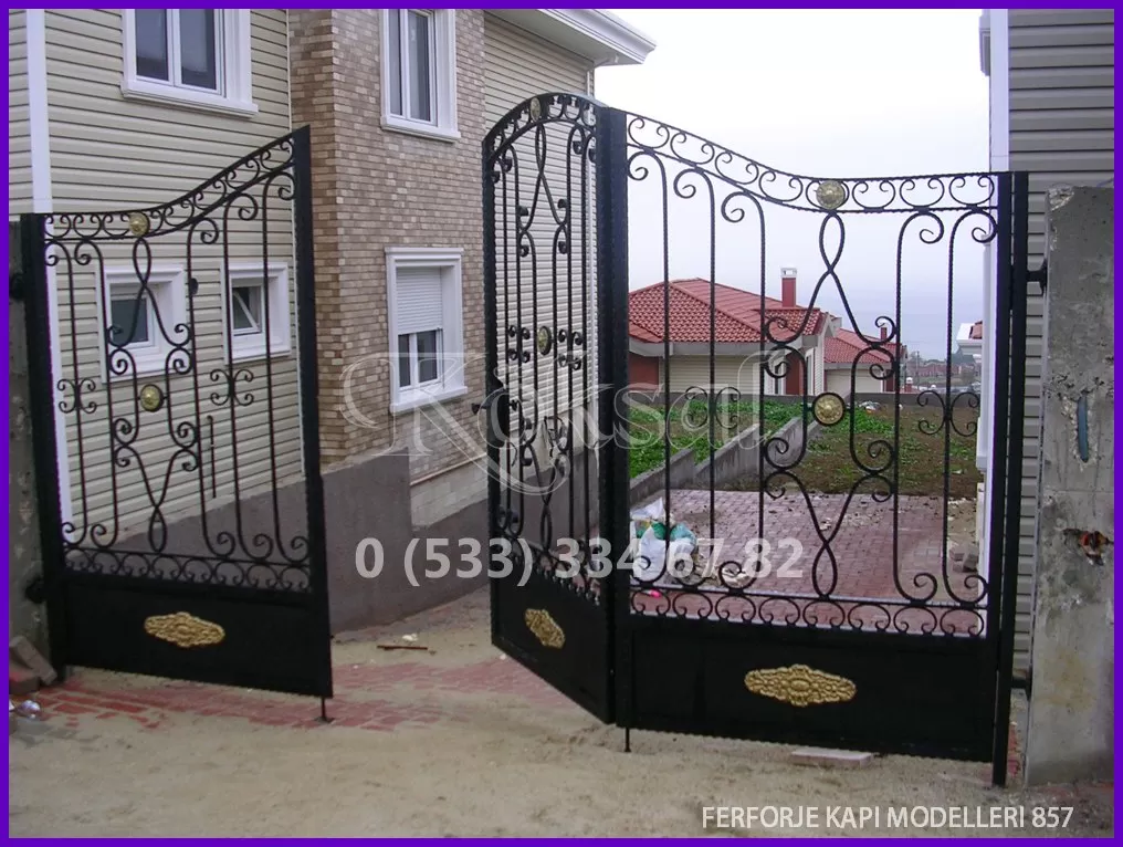 Ferforje Kapı Modelleri 857 Ferforje Kapı Modelleri 857