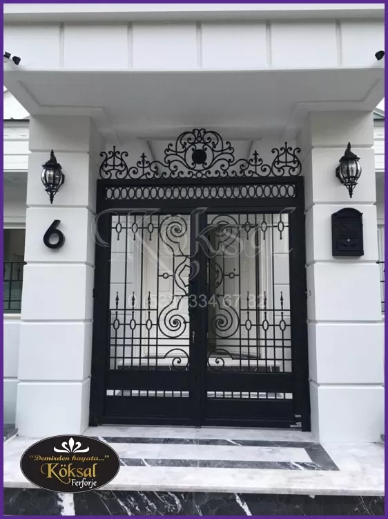 Katlanır Villa Bahçe Kapısı – Çift Kanatlı Villa Kapıları