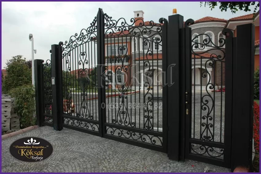 Modern Bahçe Kapıları - Villa Bahçe Giriş Kapısı