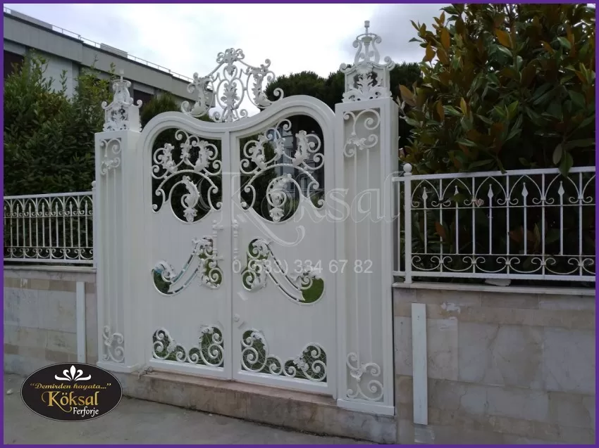 Villa Bahçe Kapı - Ferforje Bahçe Kapıları